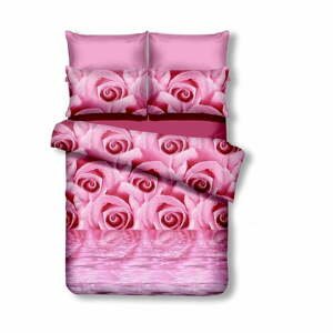 Ružové obliečky na jednolôžko z mikrovlákna 135x200 cm Marco – AmeliaHome