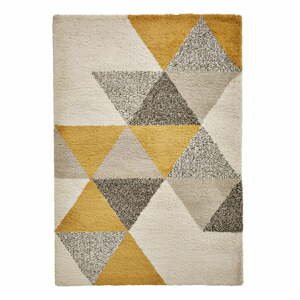 Žltobéžový koberec Think Rugs Royal Nomadic, 120 x 170 cm