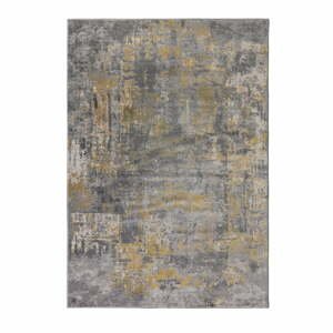Sivo-oranžový koberec Flair Rugs Wonderlust, 80 x 150 cm