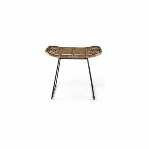 Čierna/v prírodnej farbe ratanová stolička Sokna – Villa Collection