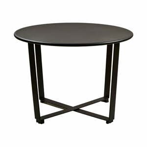 Čierny kovový okrúhly konferenčný stolík ø 62 cm Wismar – Villa Collection