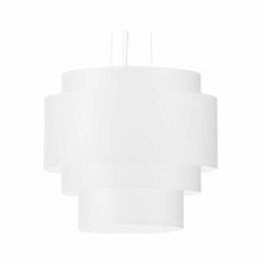 Biele závesné svietidlo Nice Lamps Elber, ø 50 cm