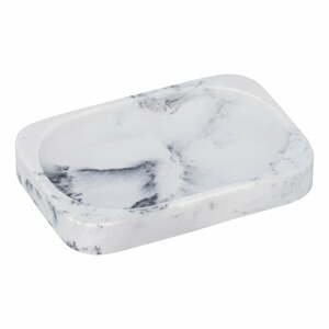 Bielo-sivá nádobka na mydlo Wenko Desio