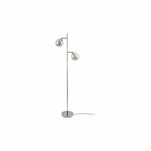 Stojacia lampa v striebornej farbe Leitmotiv Shimmer, výška 152 cm