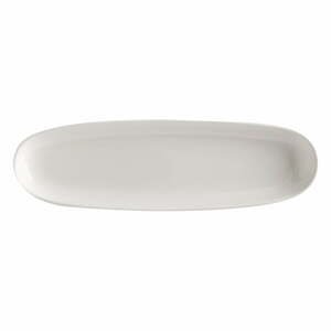 Biely porcelánový servírovací tanier Maxwell & Williams Basic, 30 x 9 cm