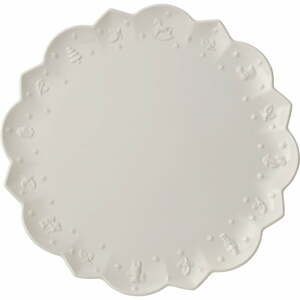 Biely porcelánový tanier s vianočným motívom Villeroy & Boch, ø 33,7 cm