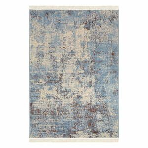Modro-sivý koberec s podielom recyklovanej bavlny Nouristan, 160 x 230 cm