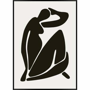 Čiernobiely plagát v ráme Styler Artbox Women Shape, 70 x 50 cm