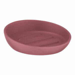 Ružová keramická nádobka na mydlo Wenko Badi