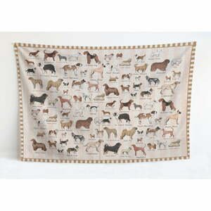 Bavlnená zmes Károvaný textil pre psov Little Nice Things, 170 x 240 cm