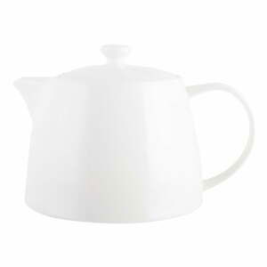 Biela porcelánová kanvica Mikasa Ridget, 1,4 l