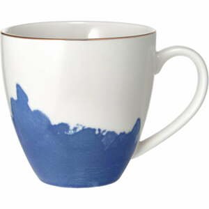 Súprava 2 modro-bielych porcelánových kávových šálok Westwing Collection Rosie