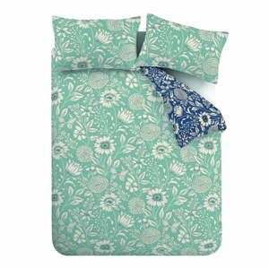 Zeleno-modré obliečky 200x135 cm Tapestry Floral - Catherine Lansfield