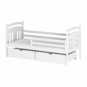 Biela detská posteľ s úložným priestorom 70x160 cm Kate - Lano Meble