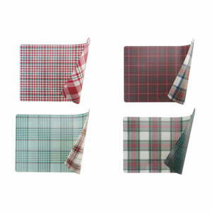 Plastové prestieranie 4 ks 30x45 cm Tartan - Villa d'Este