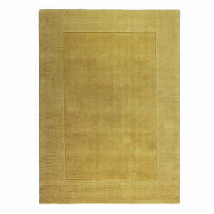 Žltý vlnený koberec 150x80 cm Tuscany Siena - Flair Rugs