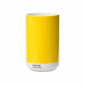 Žltá keramická váza - Pantone