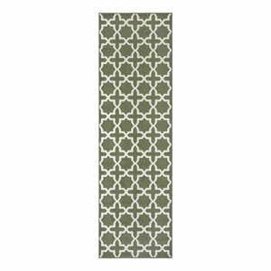 Zelený koberec behúň 200x80 cm Glam - Hanse Home