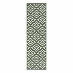Zelený koberec behúň 300x80 cm Nordic - Hanse Home