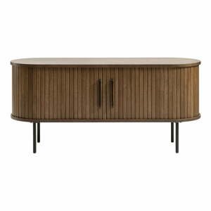 Hnedý TV stolík v dekore duba 120x56 cm Nola – Unique Furniture