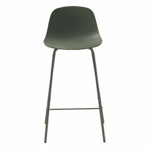 Kaki plastová barová stolička 92,5 cm Whitby – Unique Furniture