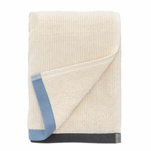 Modro-béžový bavlnený uterák 50x100 cm Contrast - Södahl