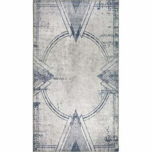 Svetlo šedý prateľný koberec 180x120 cm - Vitaus