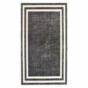 Bielo-sivý prateľný koberec 180x120 cm - Vitaus