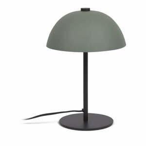 Zelená stolná lampa s kovovým tienidlom (výška 33 cm) Aleyla - Kave Home
