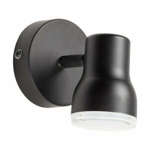 Čierne nástenné svietidlo ø 6,5 cm Tehila - Kave Home