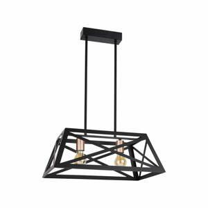 Čierne kovové závesné svietidlo 32x51 cm Origami - Candellux Lighting