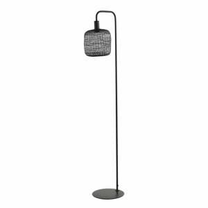Matne čierna stojacia lampa (výška 155 cm) Lekang - Light & Living