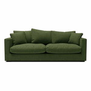 Tmavo zelená pohovka 220 cm Comfy - Scandic
