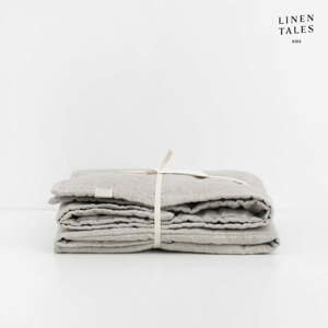Béžová ľanová detská deka 140x200 cm - Linen Tales