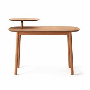 Pracovný stôl z bukového dreva 56x127 cm Swivo - Umbra