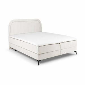 Béžová boxspring posteľ s úložným priestorom 160x200 cm Eclipse - Cosmopolitan Design