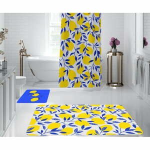 Žlto-modré kúpeľňové predložky v súprave 2 ks - Oyo Concept