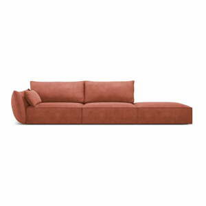 Červená rohová pohovka Vanda - Mazzini Sofas