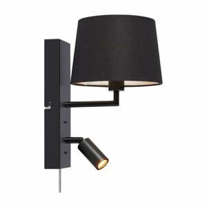 Čierne LED nástenné svietidlo (dĺžka 28,5 cm) Como - Markslöjd