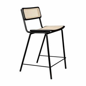 Čierne/v prírodnej farbe barové stoličky v sade 2 ks 93,5 cm Jort - Zuiver