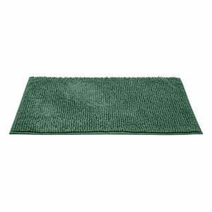 Tmavo zelená textilná kúpeľňová predložka 50x80 cm Chenille - Allstar