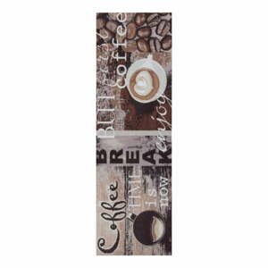 Hnedý koberec behúň 50x150 cm Enjoy Coffee Break - Hanse Home