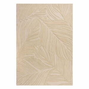 Béžový vlnený koberec 200x290 cm Lino Leaf - Flair Rugs