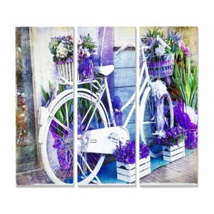 Obrazy v súprave 3 ks 20x50 cm Lavender – Wallity