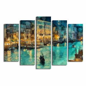 Obrazy v súprave 5 ks 19x70 cm Venice – Wallity