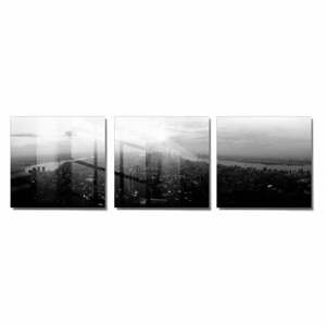 Obrazy v súprave 3 ks 40x40 cm City – Wallity