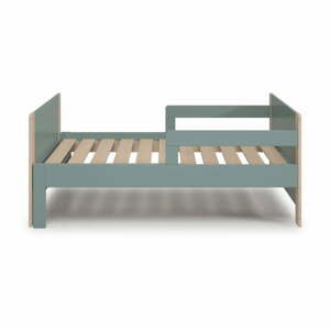 Zelená/prírodná rastúca detská posteľ 90x140 cm Willi - Marckeric