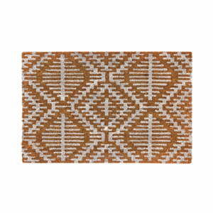 Rohožka z kokosového vlákna 60x40 cm Boho White – Casa Selección