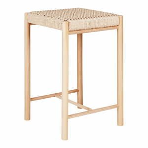 V prírodnej farbe barová stolička z topoľového dreva 66,5 cm Abano – House Nordic
