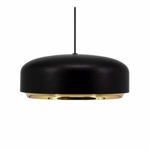 Čierne LED závesné svietidlo s kovovým tienidlom ø 40 cm Hazel medium – UMAGE